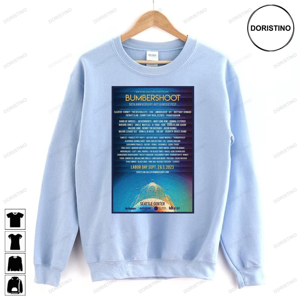 2023 Bumbershoot 50th Anniversary Arts Music Festival Limited Edition T